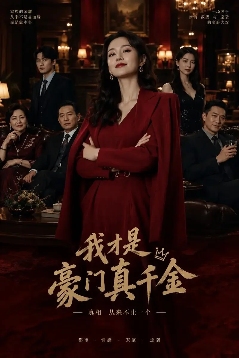 《东北后妈，整顿全家》竖版短剧封面海报，家庭反击题材